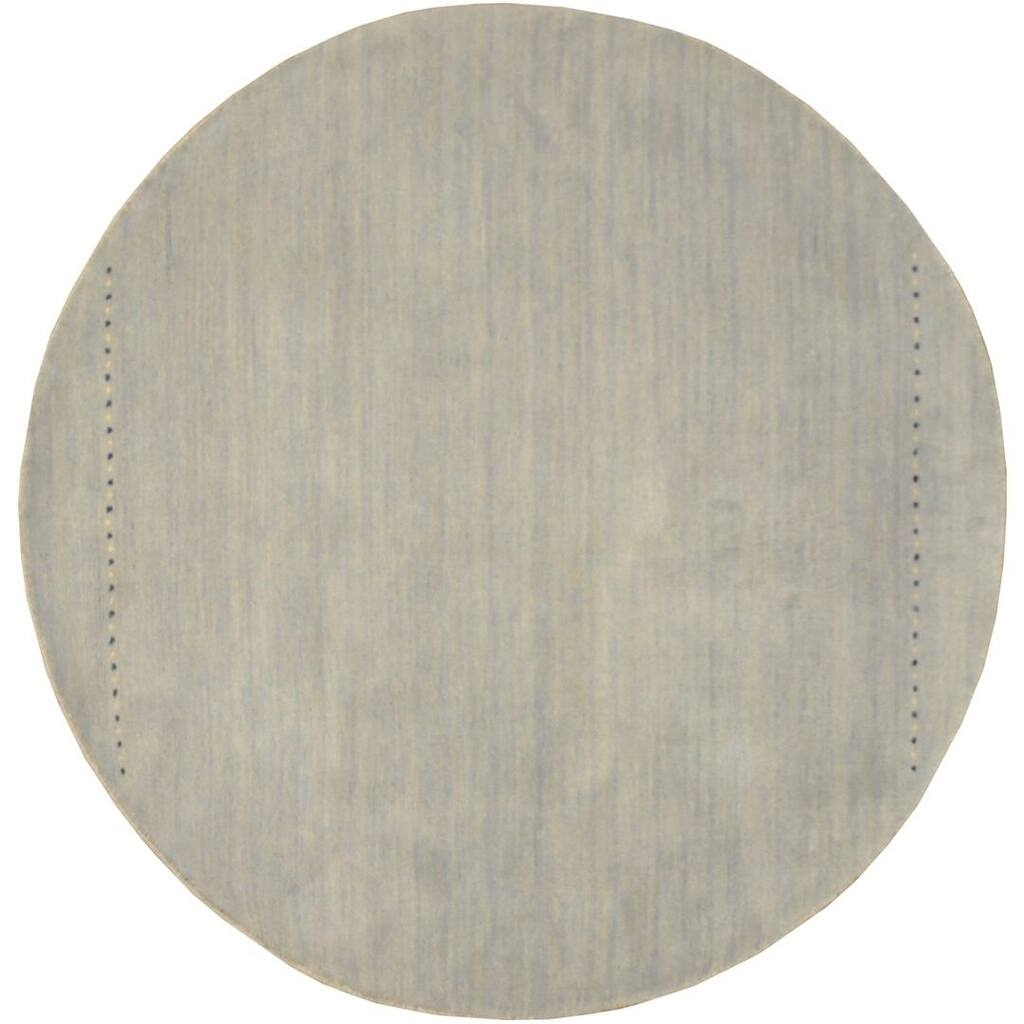 HERAT ORIENTAL Handmade One-of-a-Kind Gabbeh Wool Rug - 4' x 4'