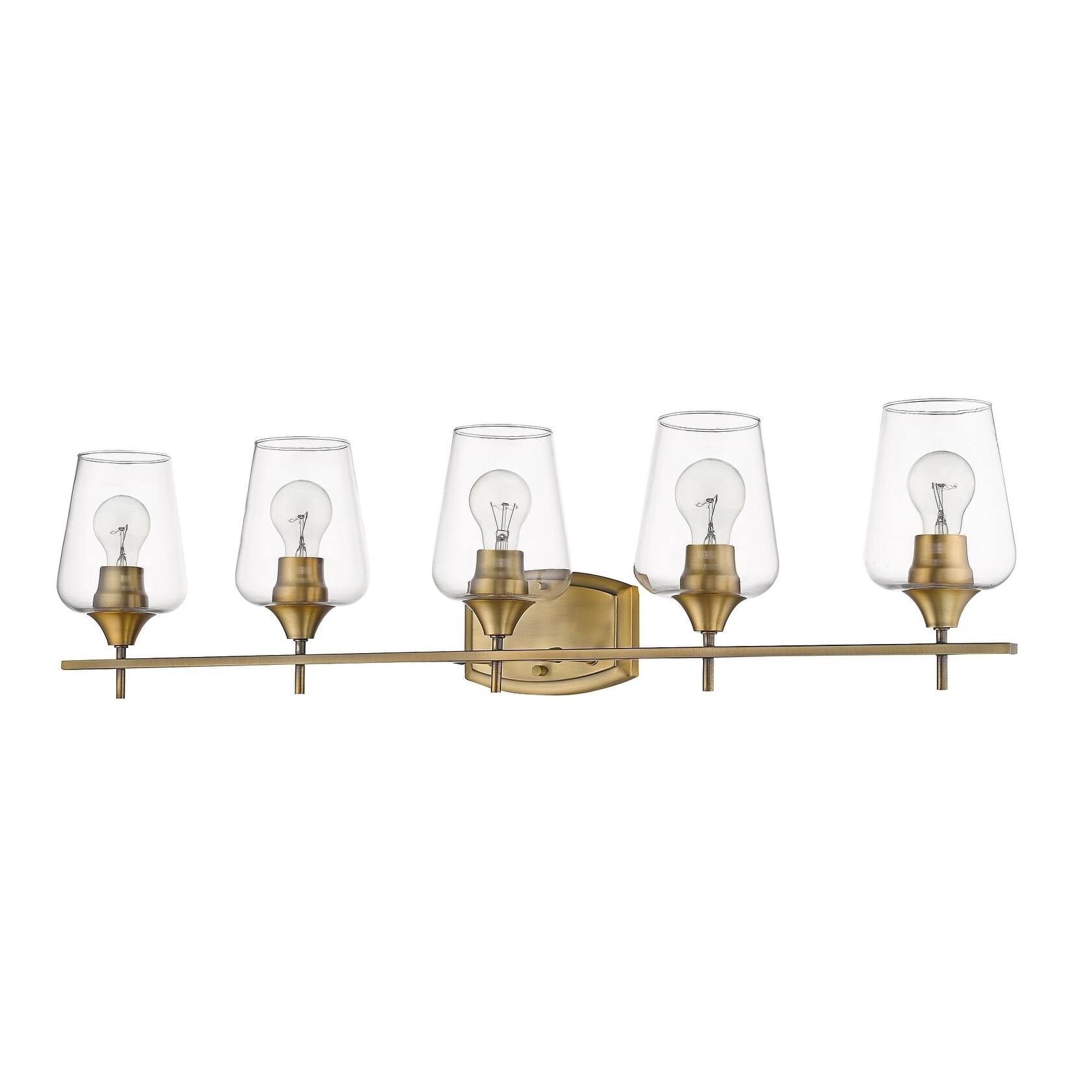 Joliet 5 Light Vanity in Olde Brass Bed Bath & Beyond 28625191