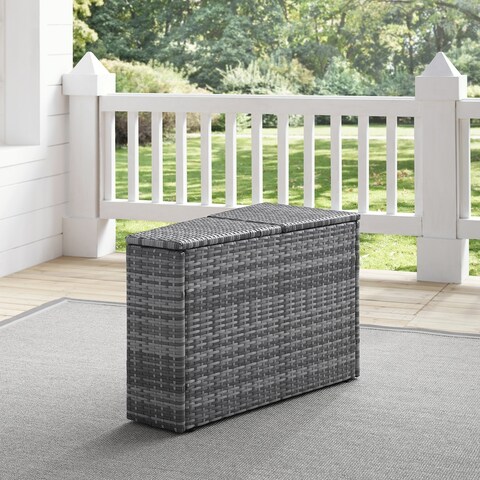 Catalina Wicker Arm Table