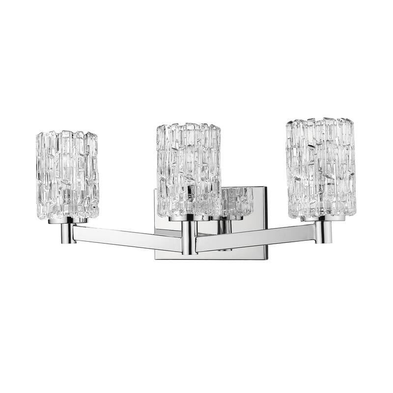 Aubrey 3 Light Vanity in Chrome