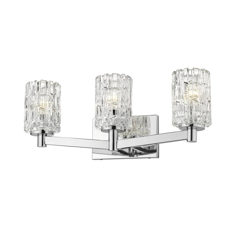 Aubrey 3 Light Vanity in Chrome