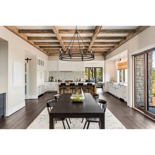 Dennison 8 Light Chandelier in Matte Black