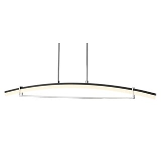 Arc 1 Light Chandelier in Chrome - Chandeliers For Bedrooms by Overstock.com
