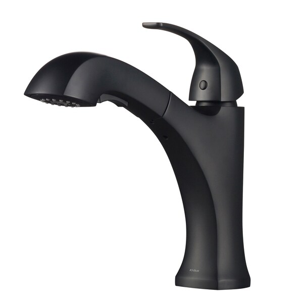 Kraus KPF 2252 Oren 1 Hole 2 Function Pull Out Kitchen Faucet In Matte Black As Is Item 0f1800f9 A0bb 44a7 955f Ad4498edf7be 600 