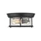 preview thumbnail 3 of 2, Sonna 2 Light Flush Mount in Matte Black