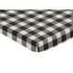preview thumbnail 2 of 1, Sweet Jojo Designs Black Rustic Woodland Flannel Fitted Mini Portable Crib Sheet Buffalo Plaid Check (Not for Standard Crib)