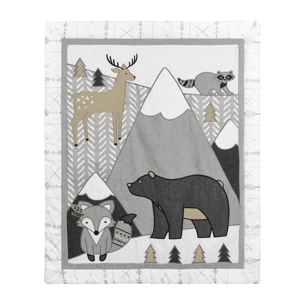 Shop Sweet Jojo Designs Beige Grey White Boho Mountain Animal