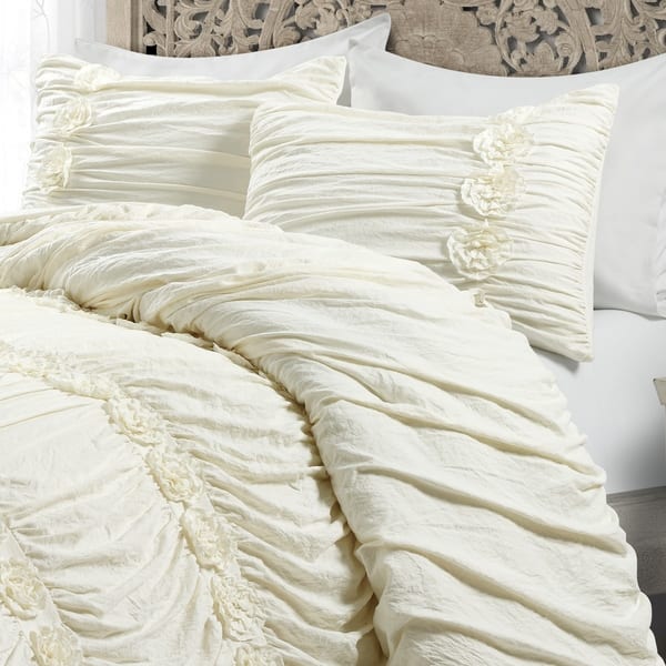Shop Lush Decor Darla 3 Piece Comforter Set On Sale Free