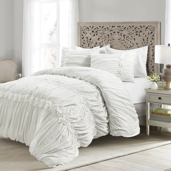 Shop Lush Decor Darla 3 Piece Comforter Set On Sale Free
