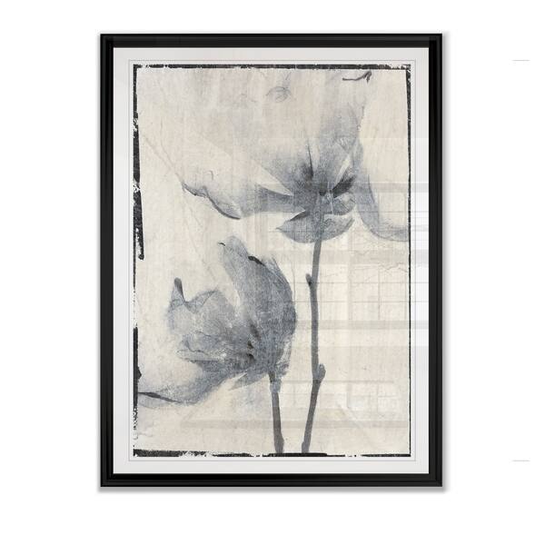 Silk Botanicals I Framed Giclee Print Overstock 28626362