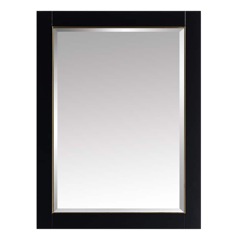 Avanity Mason 24 in. Wall Mounted Mirror with Matte Gold Trim - 24"W x 32"H