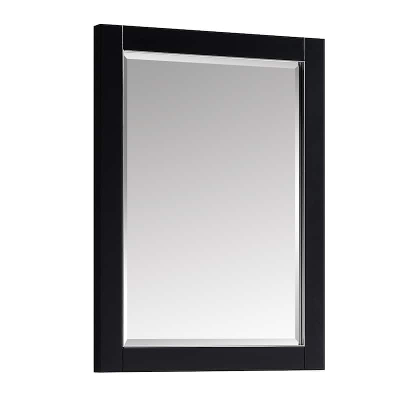 Avanity Mason 24 in. Wall Mounted Mirror with Brushed Silver Trim - 24"W x 32"H