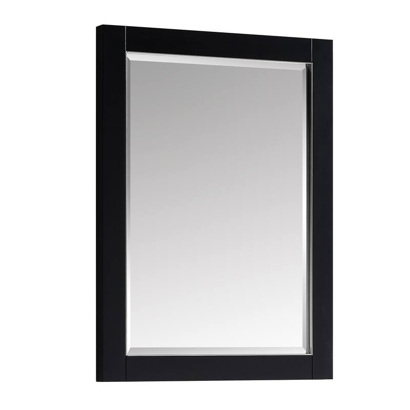 Avanity Mason 24 in. Wall Mounted Mirror with Brushed Silver Trim - 24"W x 32"H