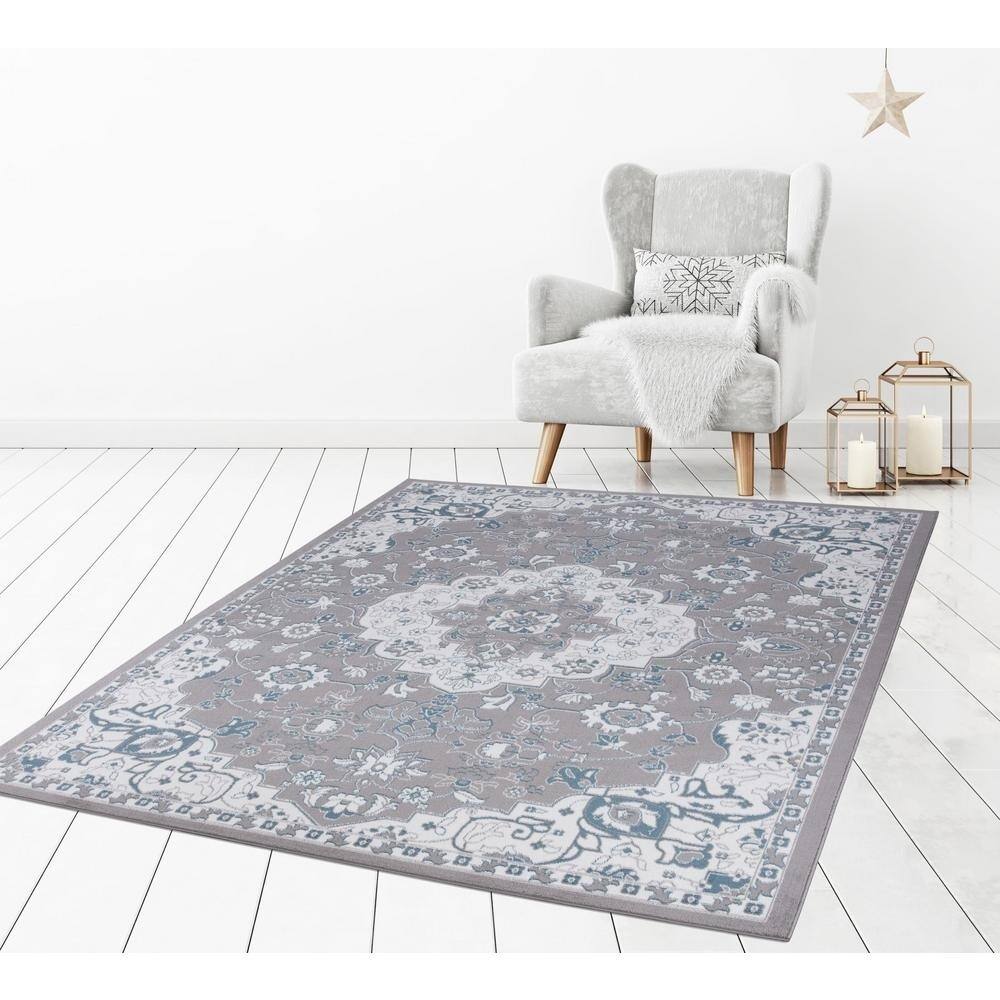 Copper Grove Mateo Regal Grey Area Rug