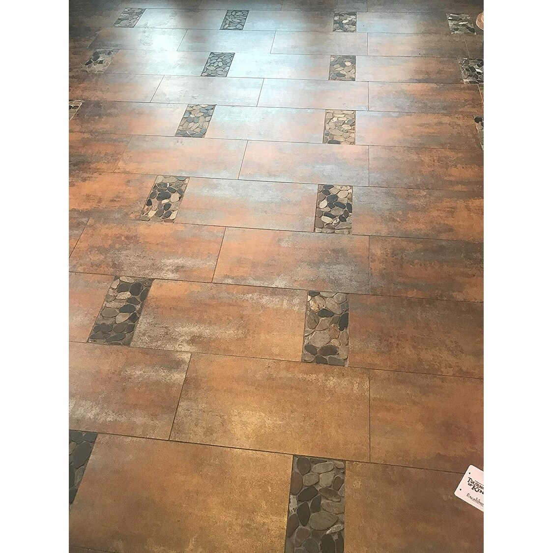 Interlocking Flat Pebble Tiles 5 Pack Kitchen Bathroom And Patio Indoor Outdoor Yosemite 28632242 Interlocking Flat Pebble Tiles 5