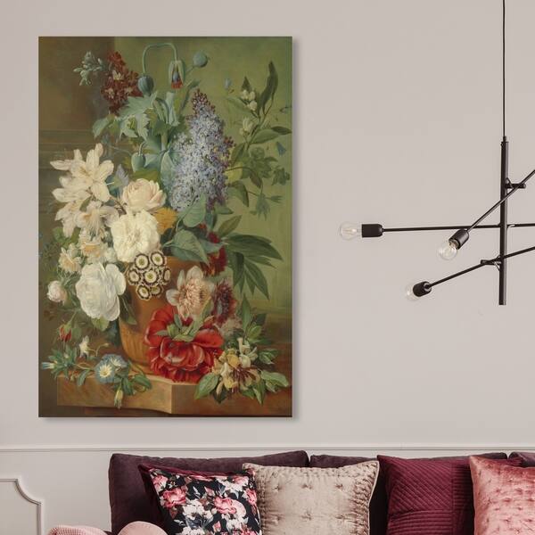 Oliver Gal 'Flower Arrangement VIII' Classic and Figurative Wall Art ...