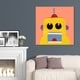 preview thumbnail 9 of 11, Oliver Gal 'Robot Head III' Fantasy and Sci-Fi Wall Art Canvas Print - Orange, Yellow 40 x 40
