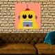 preview thumbnail 8 of 11, Oliver Gal 'Robot Head III' Fantasy and Sci-Fi Wall Art Canvas Print - Orange, Yellow