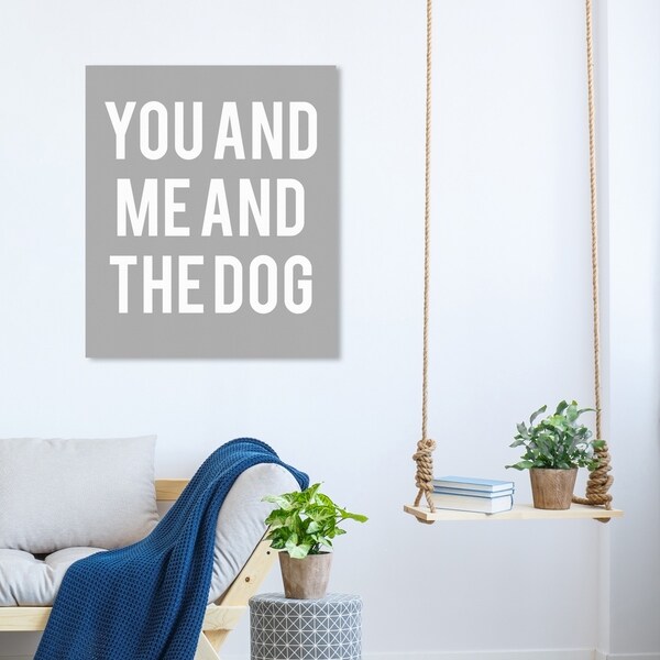 me and the dogs wall art