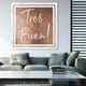 Oliver Gal 'tres Bien Rose Gold' Typography And Quotes Wall Art Canvas 