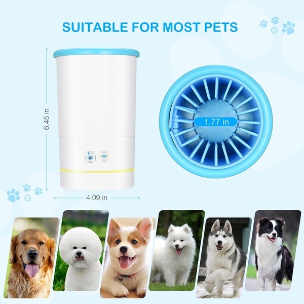 automatic dog paw cleaner