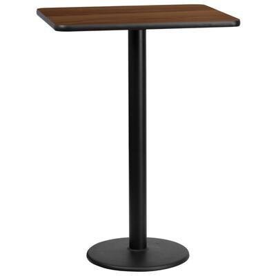 30'' Round Laminate Table Top with 18'' Round Bar Height Table Base