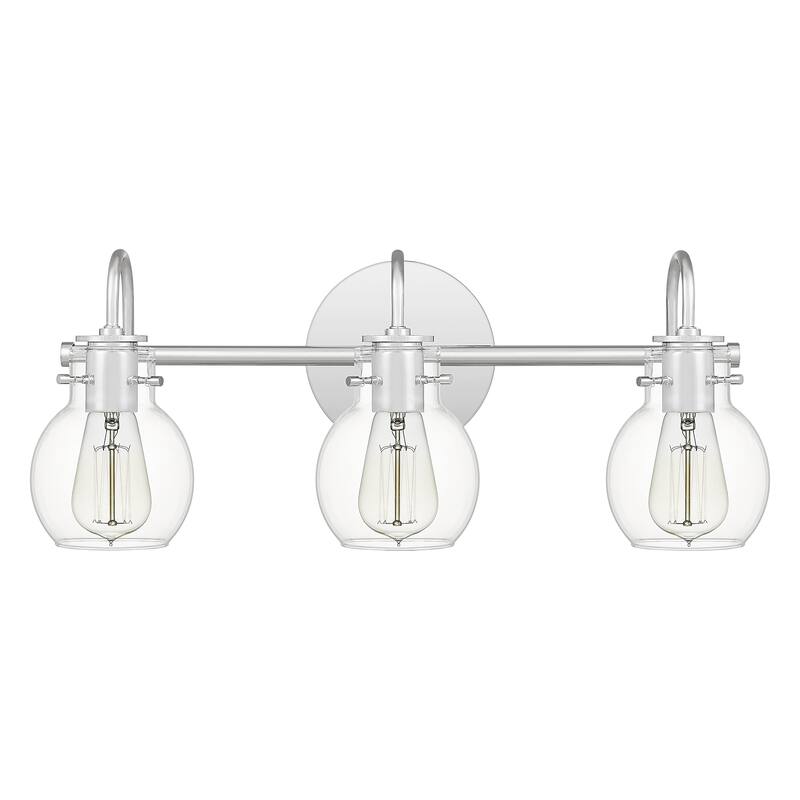 Quoizel Andrews Polished Chrome 3-Light Bath Light - Polished Chrome