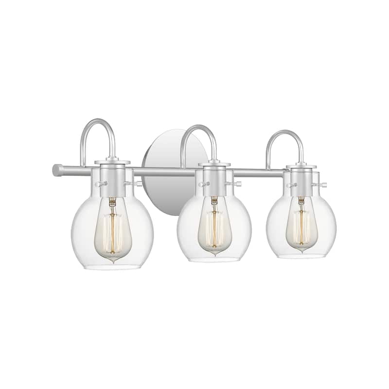 Quoizel Andrews Polished Chrome 3-Light Bath Light - Polished Chrome
