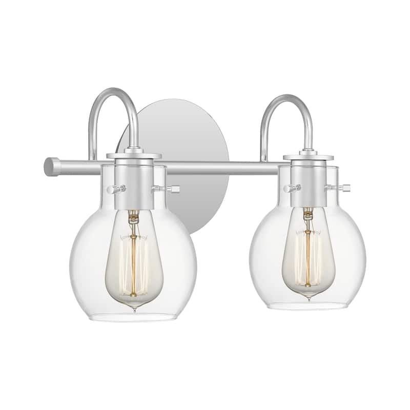 Quoizel Andrews Polished Chrome 2-Light Bath Light