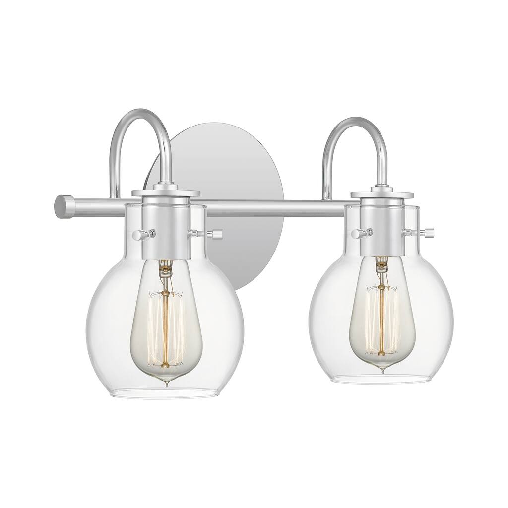 Quoizel Andrews Polished Chrome 2-Light Bath Light
