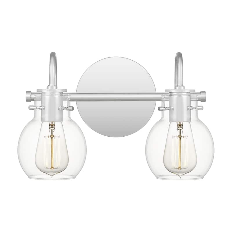 Quoizel Andrews Polished Chrome 2-Light Bath Light