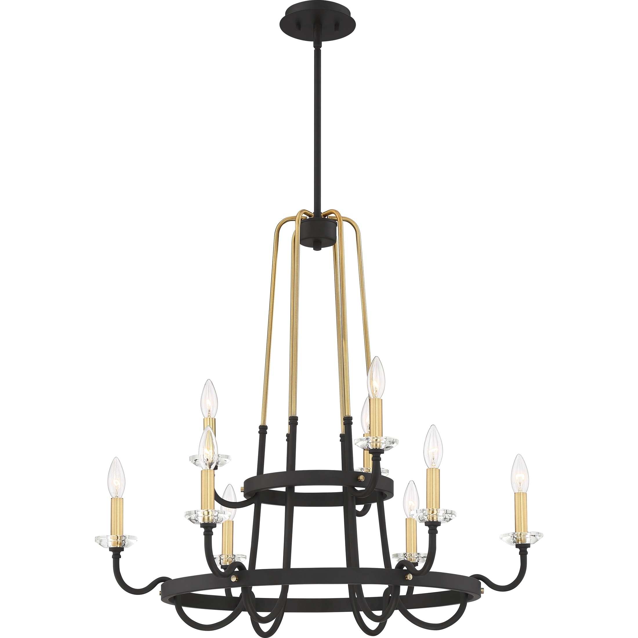 Quoizel Tanner Western Bronze 9-light Chandelier - Chandeliers For Bedrooms by Overstock.com