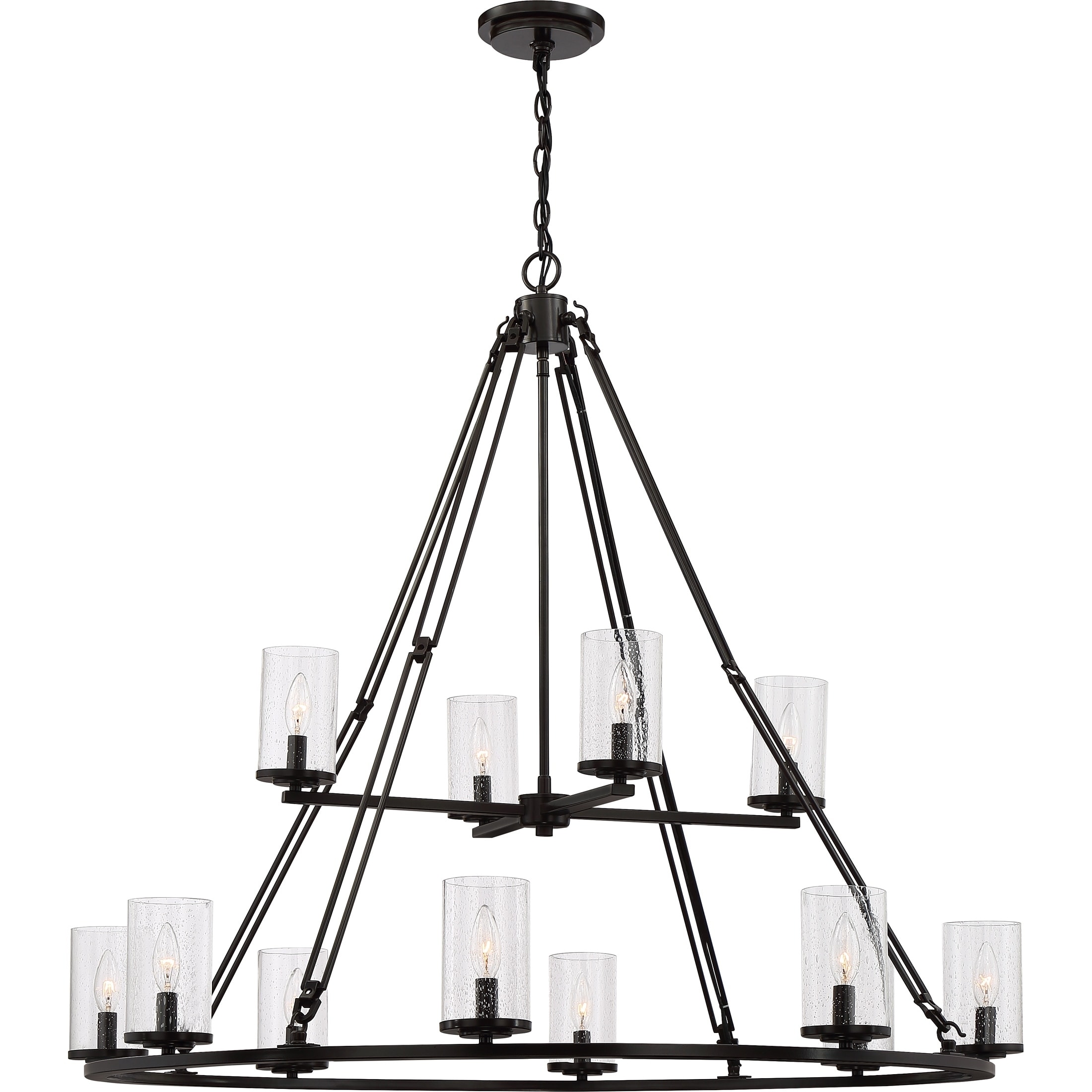 Quoizel Buchanan Western Bronze 12-light Chandelier - Chandeliers For Bedrooms by Overstock.com