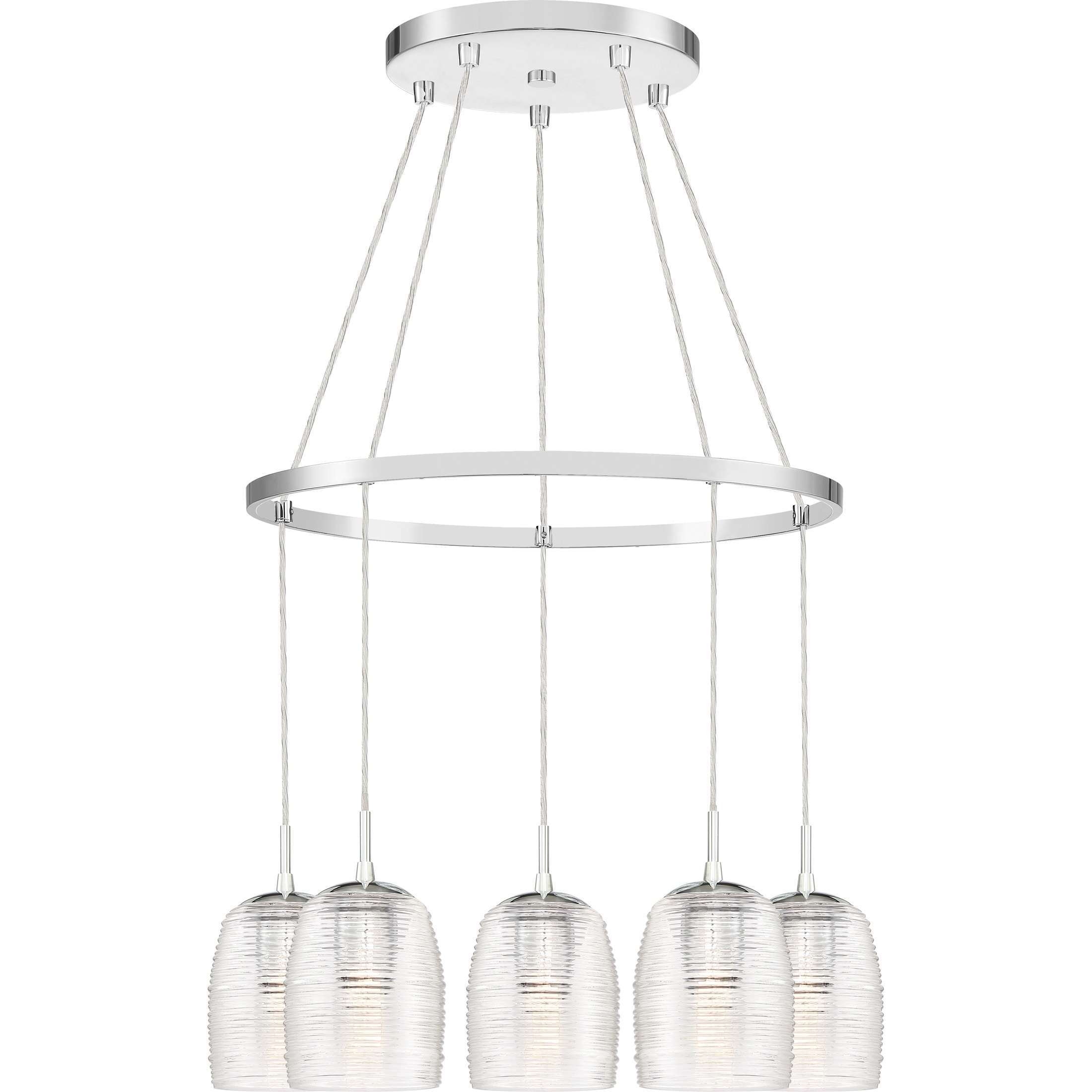 Quoizel Realm Polished Chrome 5-light Chandelier - Chandeliers For Bedrooms by Overstock.com