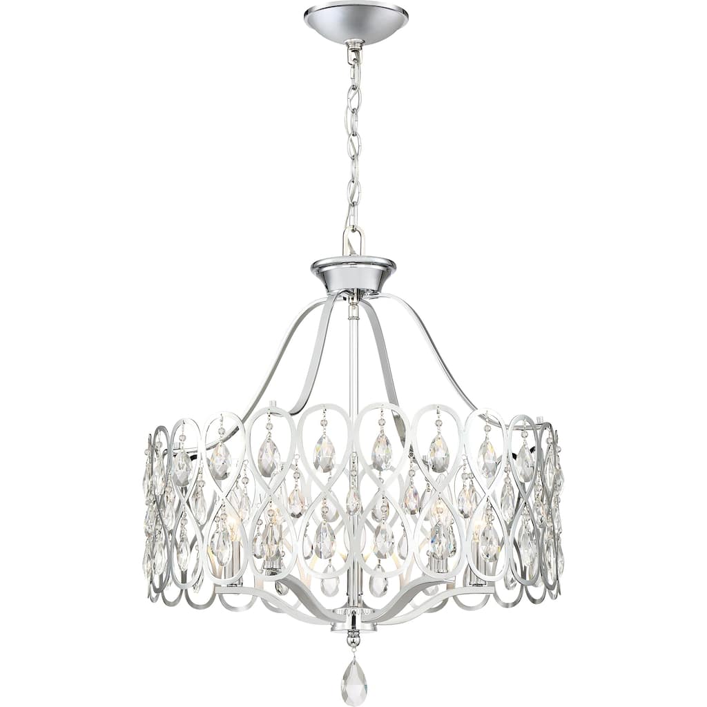 Quoizel Lulu Polished Chrome 5-light Chandelier