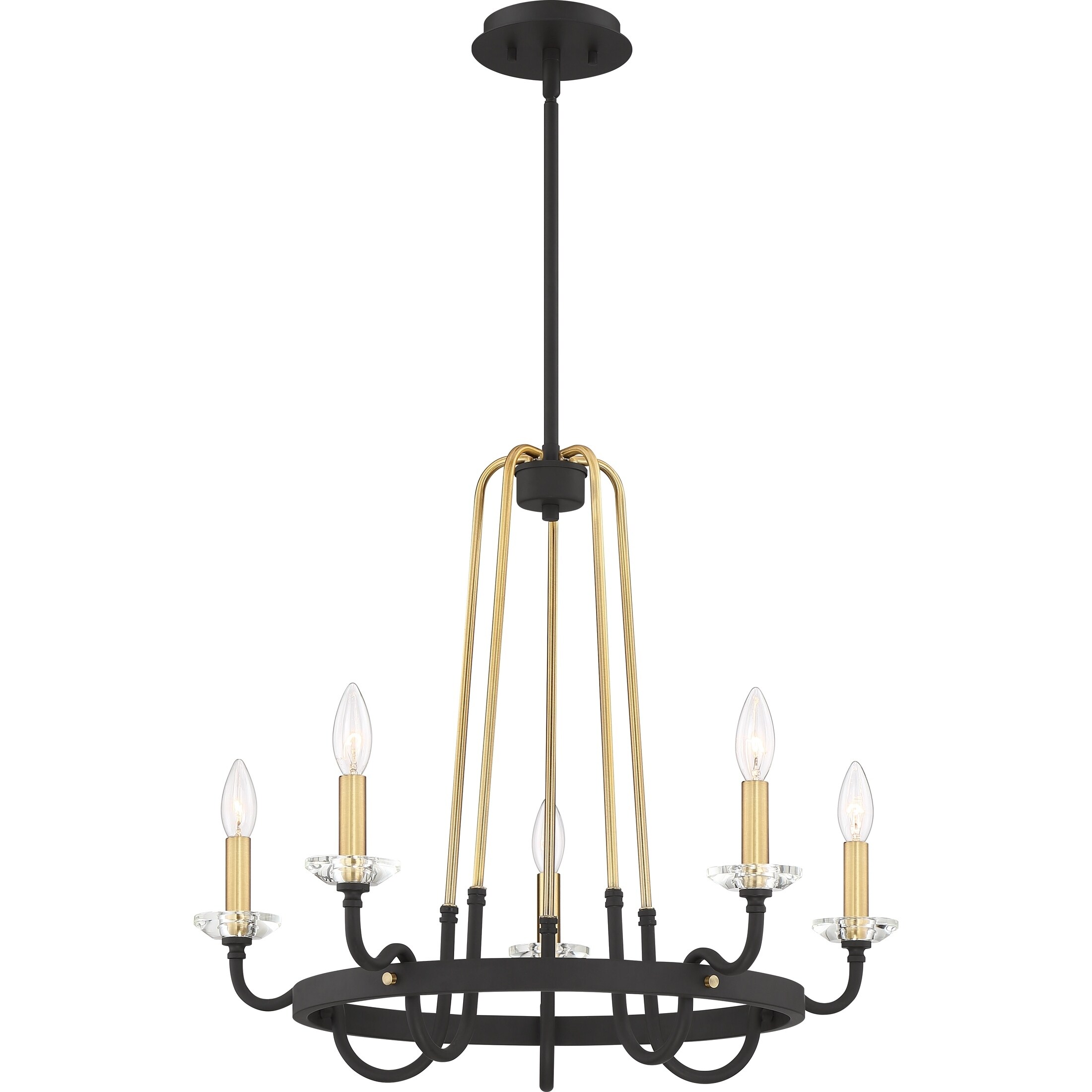 Quoizel Tanner Western Bronze 5-light Chandelier - Chandeliers For Bedrooms by Overstock.com