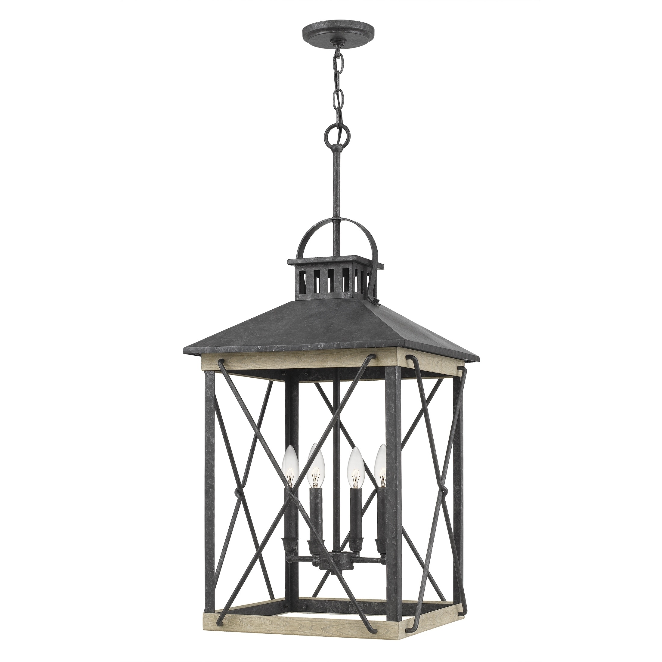 Quoizel Brennan Old Black 4-light Foyer Chandelier - Chandeliers For Bedrooms by Overstock.com