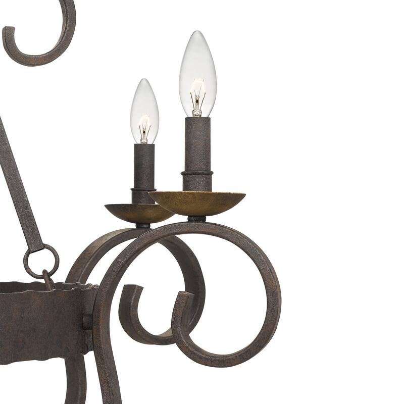Quoizel Noble Rustic Black 18-light Chandelier