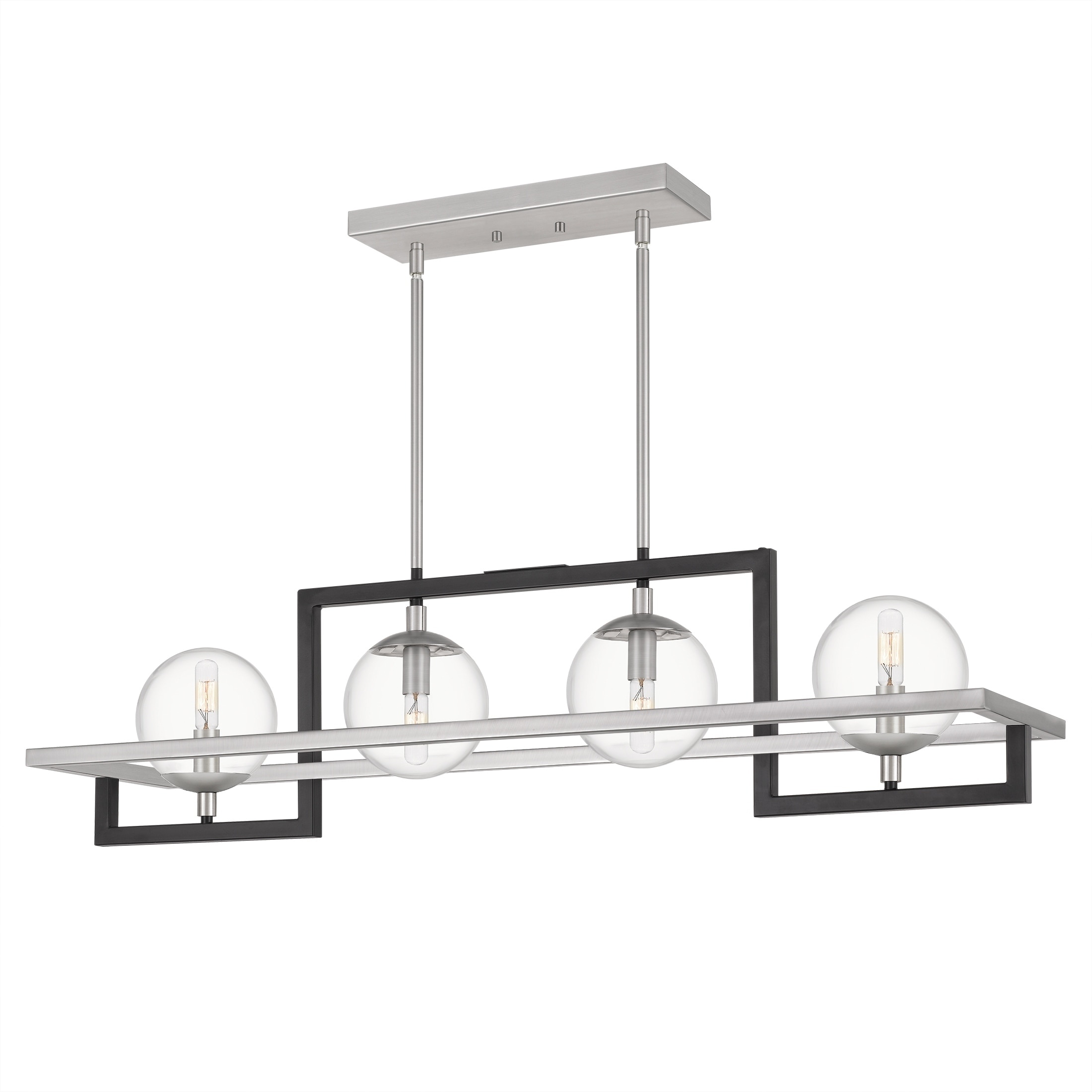 Quoizel Kane Earth Black 4-light Island Chandelier - Chandeliers For Bedrooms by Overstock.com