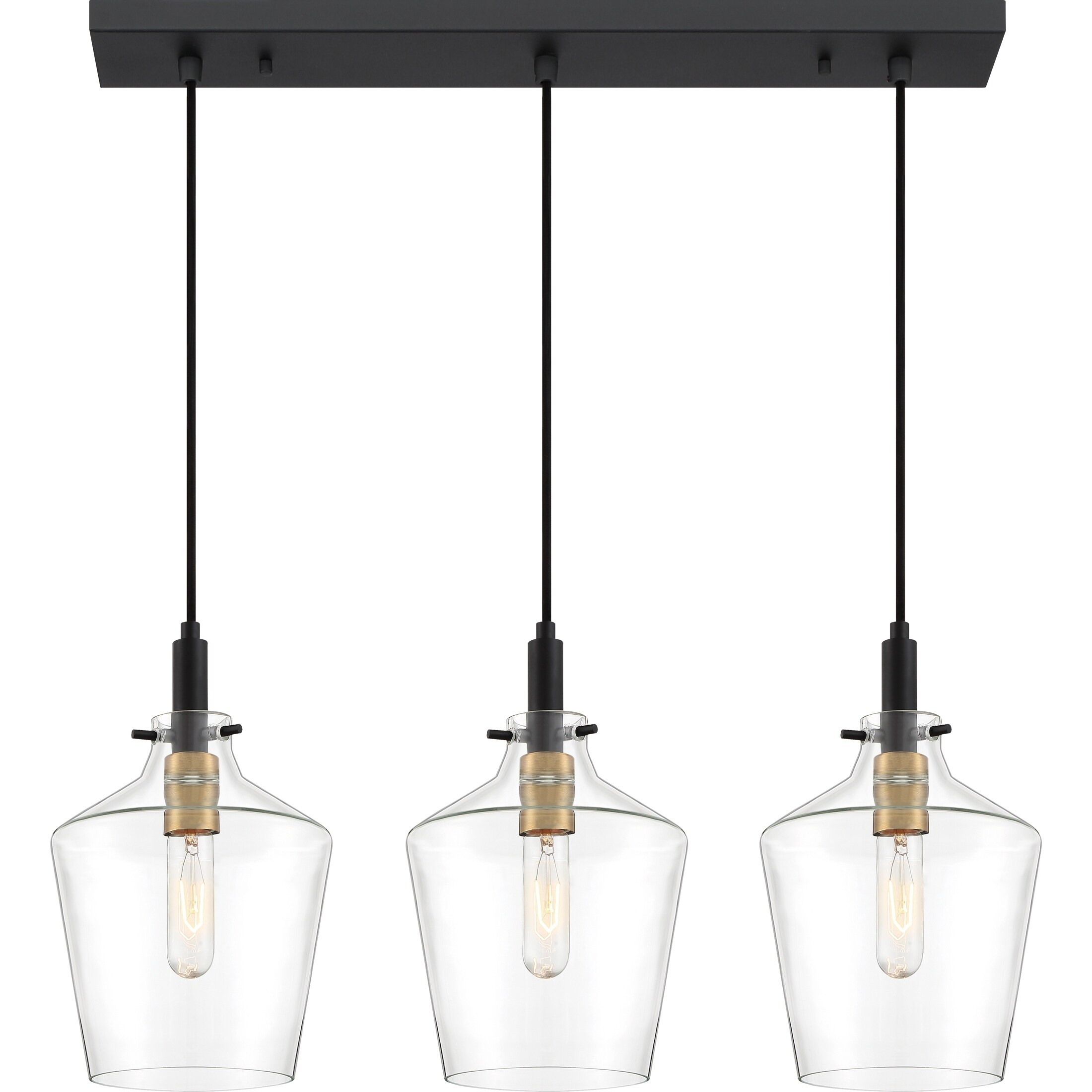 Quoizel June Earth Black 3-light Island Chandelier - Chandeliers For Bedrooms by Overstock.com