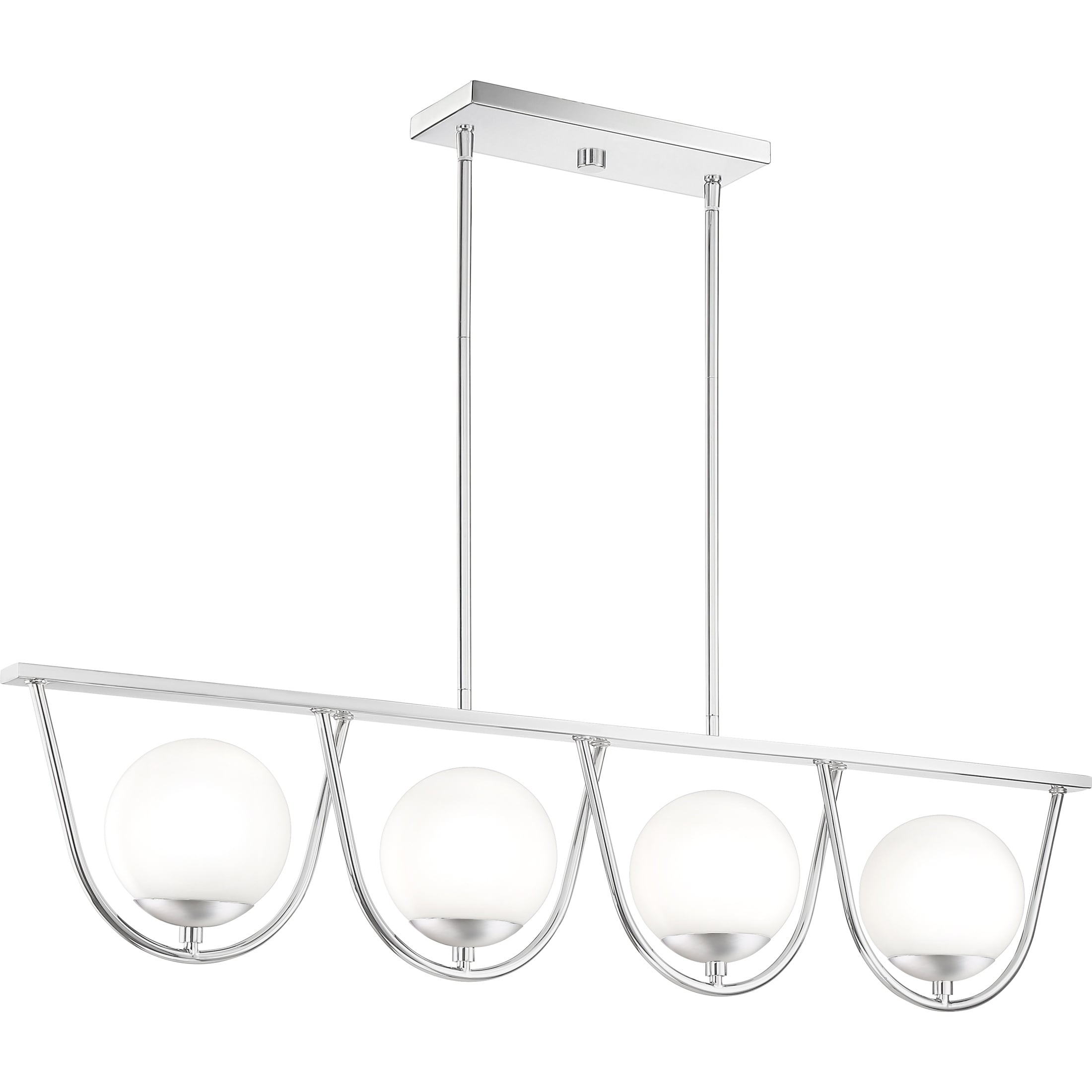 Quoizel Russo Polished Chrome 4-light Island Chandelier - Chandeliers For Bedrooms by Overstock.com