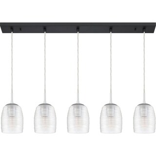 Quoizel Realm 5-light Island Chandelier (Earth Black - N/A) - Chandeliers For Bedrooms by Overstock.com