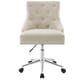 preview thumbnail 11 of 23, Carson Carrington Lagefors Tufted Swivel Upholstered Fabric Office Chair