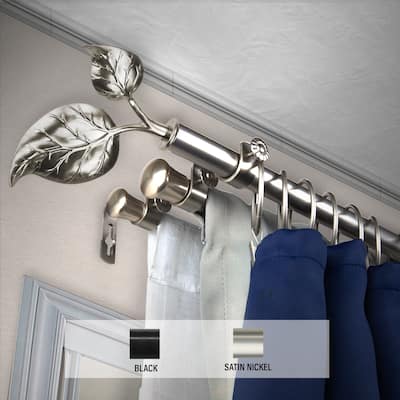 InStyleDesign Vine Triple Curtain Rod 13/16 inch dia.