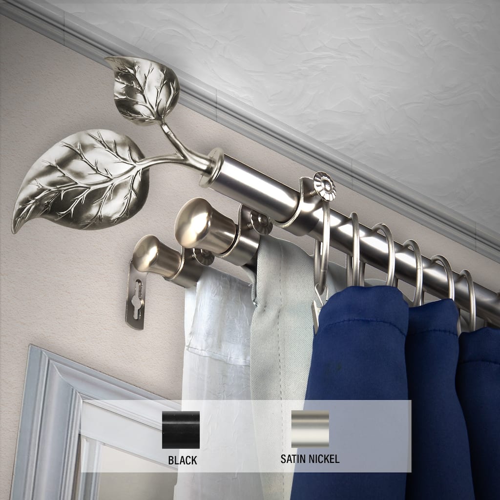 InStyleDesign Vine Triple Curtain Rod 13/16 inch dia.