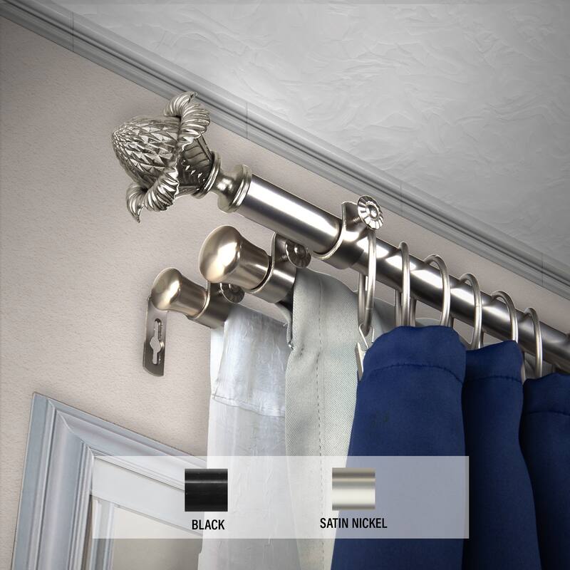 Gracewood Hollow Min 13/16th-inch Triple Curtain Rod