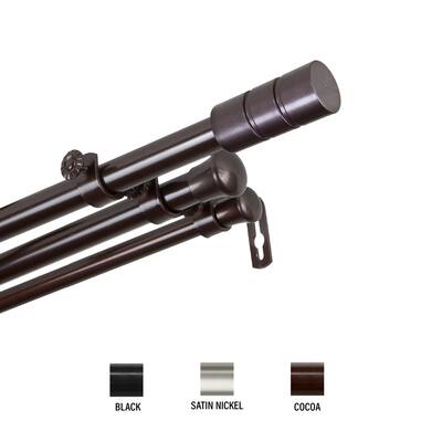 InStyleDesign Greyor Triple Curtain Rod 13/16 inch dia.