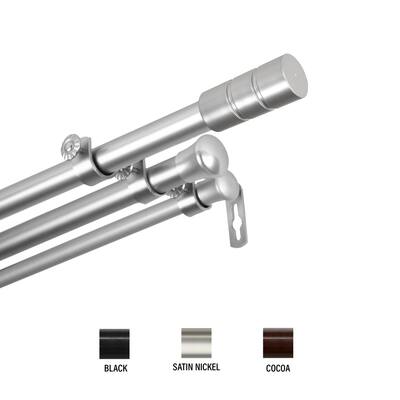 InStyleDesign Greyor Triple Curtain Rod 13/16 inch dia.