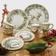preview thumbnail 2 of 1, Certified International Holly and Ivy 16-piece Dinnerware Set