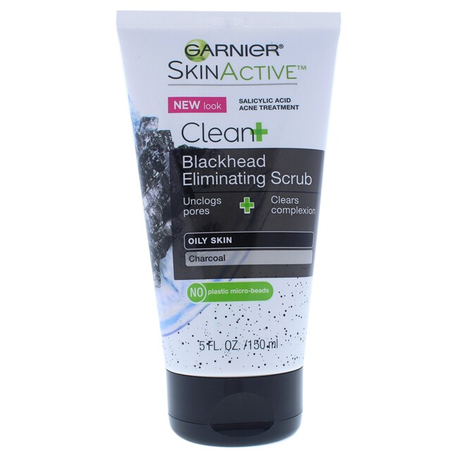 SkinActive Clean Plus Blackhead Eliminating Scrub Garnier for Unisex 5-ounce Scrub